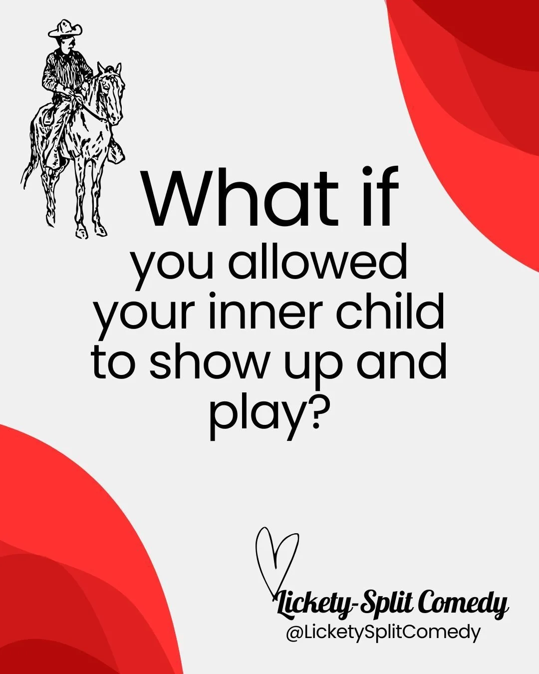 Welcome to What If Wednesday where we ask you What If and you get to ponder a question that might shift your creative work, your improvisation, or, we dunno, maybe your whole life!

Why did we forget how to play? Play is so basic animals do it. Someh