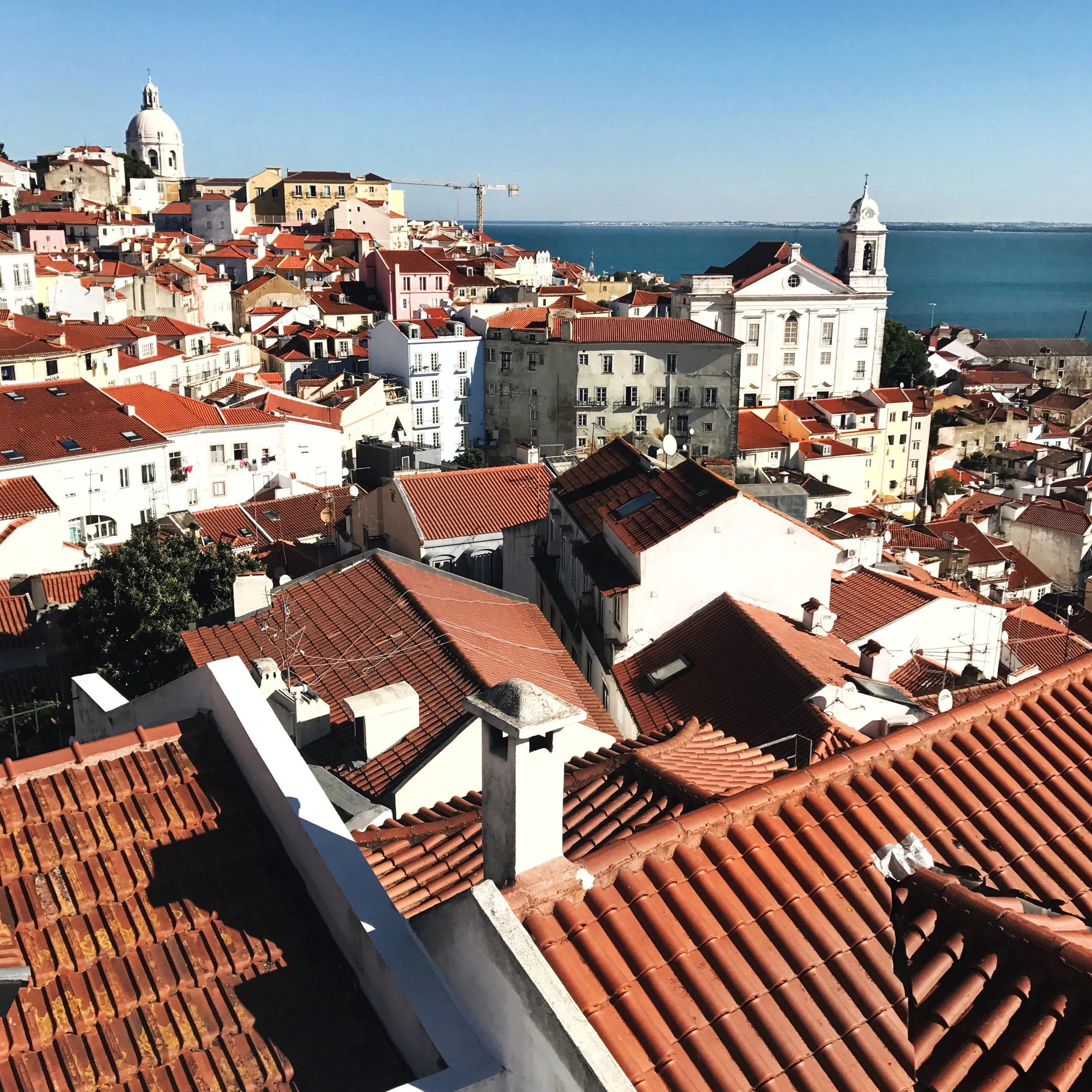 Overlooking Alfama, Lisbon 