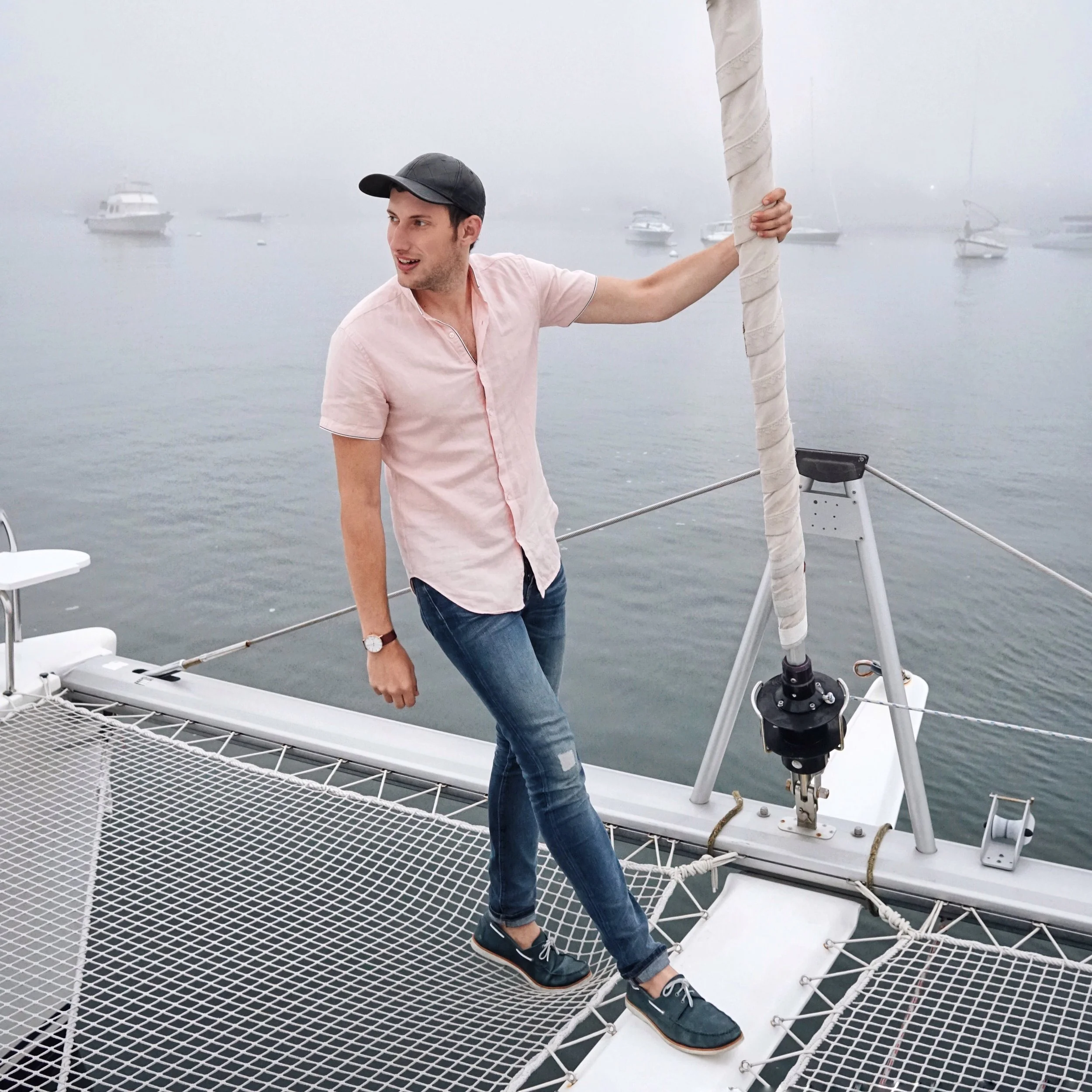 Foggy day on the boat!