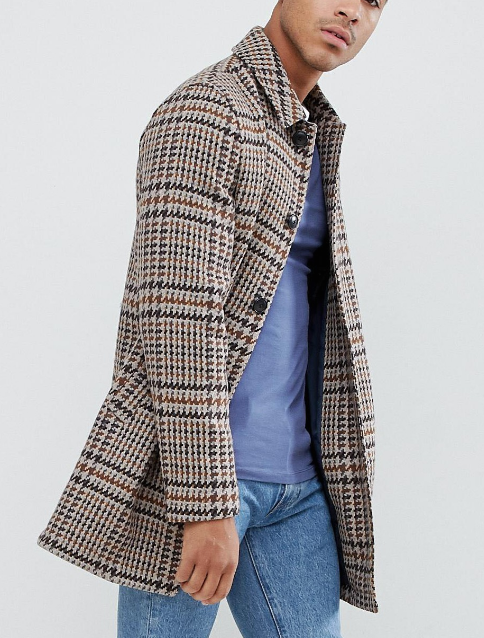 $120 - ASOS wool mix overcoat I’ve posted this coat on my Instagram a few times and everyone has LOVED it. It’s great quality and is super affordable!!
