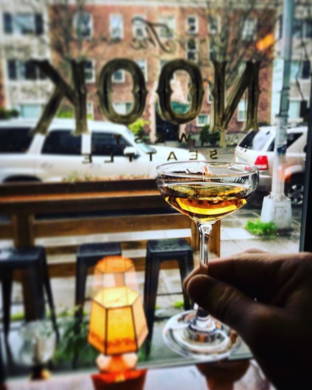 It&rsquo;s warm and dry in here. Come warm up with us 🥃

#thenook #thenookseattle #cozy #cocktails #whiskey
