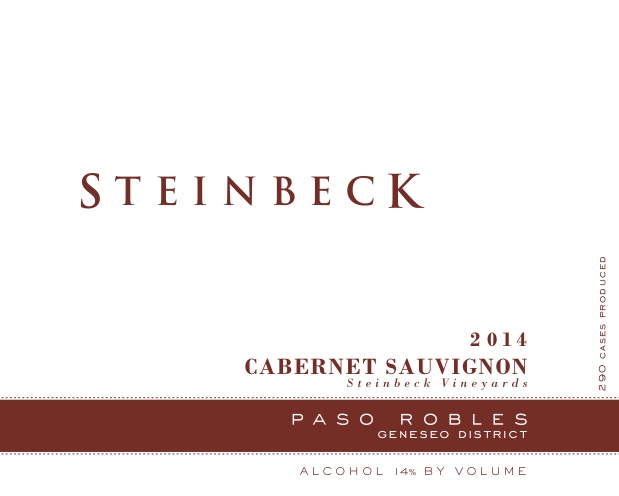Steinbeck Wine Label