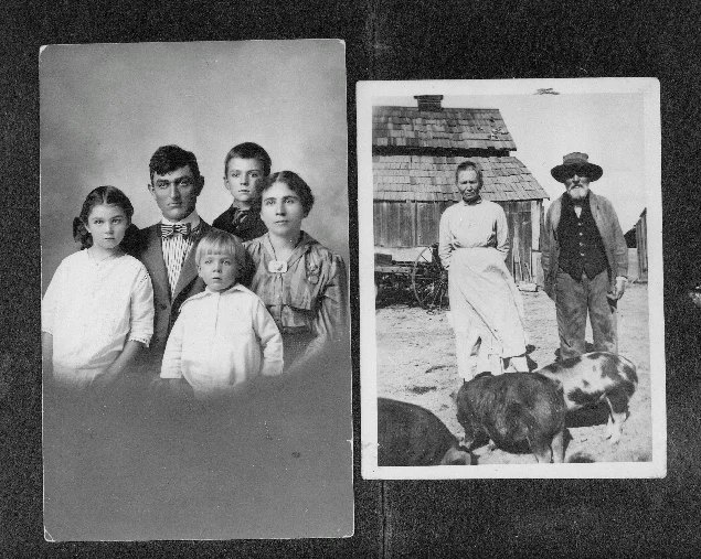 Ernst family circa 1920; Paulus family circa 1880
