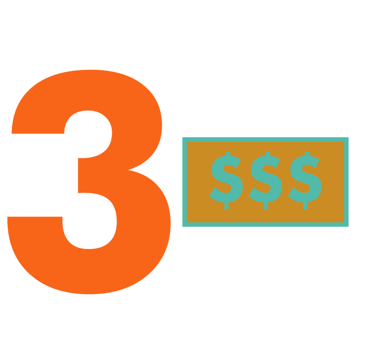 3. After everything is printed, you can come pick up the goods (or we'll ship them out if specified) and you get a check for the funds you've raised. Risk free fundraising that's easy as 1-2-3.