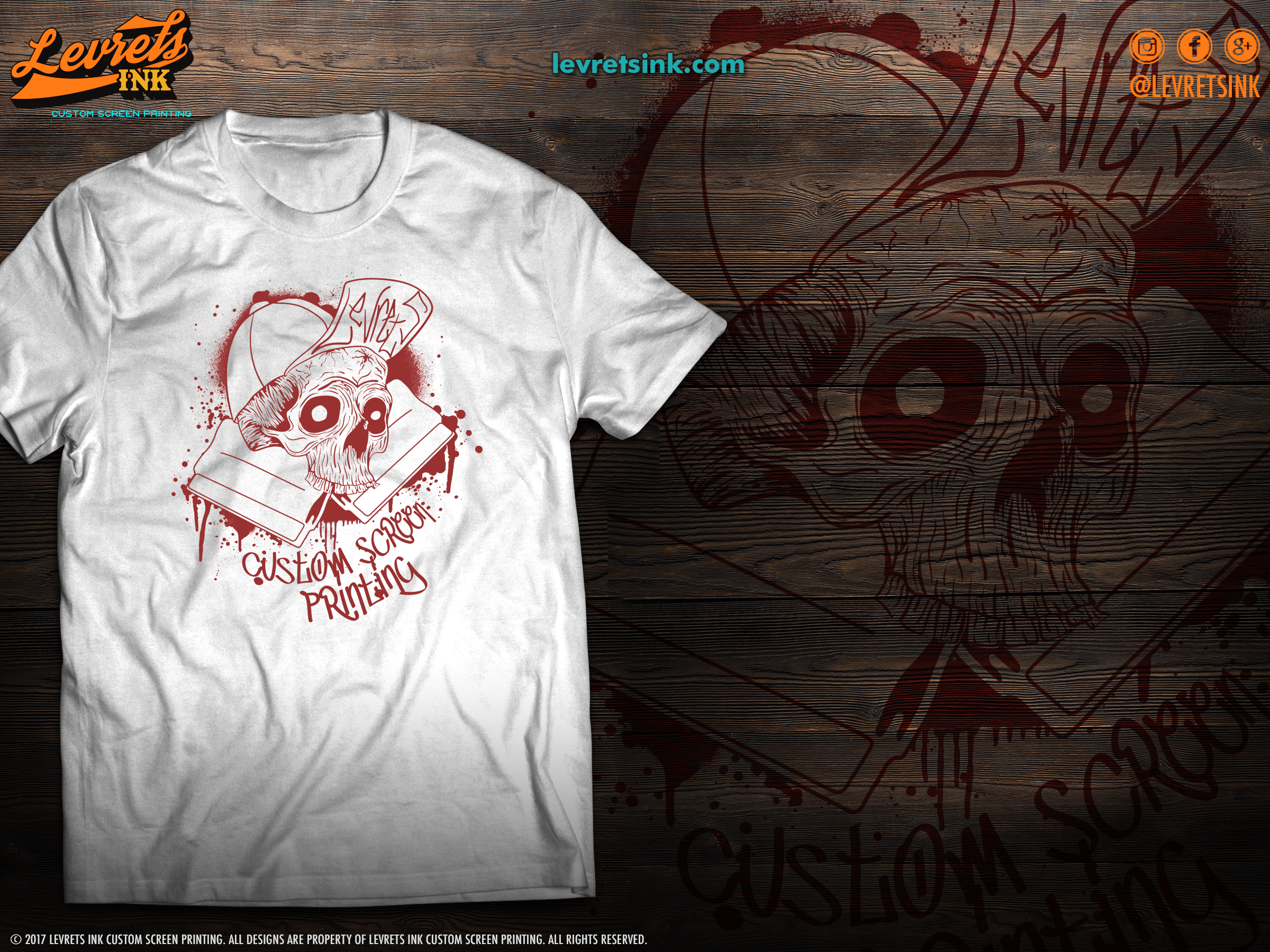 Levrets Ink Skull Shirt (2016)
