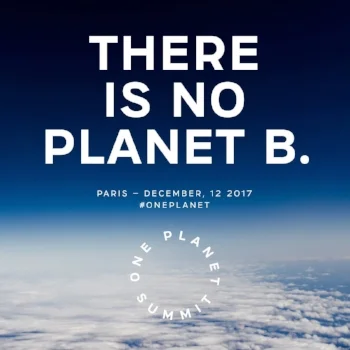 Cumbre “One Planet”, en París.