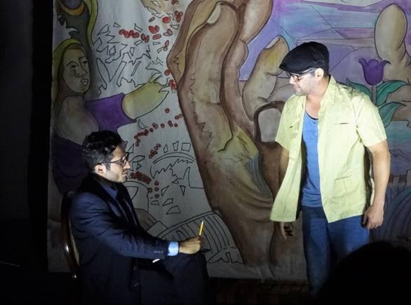 Calce: Omar Torres (izquierda) y José Brocco (derecha) protagonistas de Mural-Espejo
