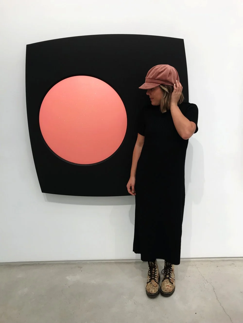 Madison looking adorable at the Salon 94 Gallery