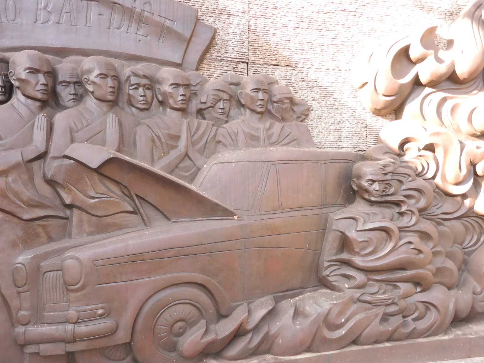 Burning monk monument, Ho Chi Minh City.