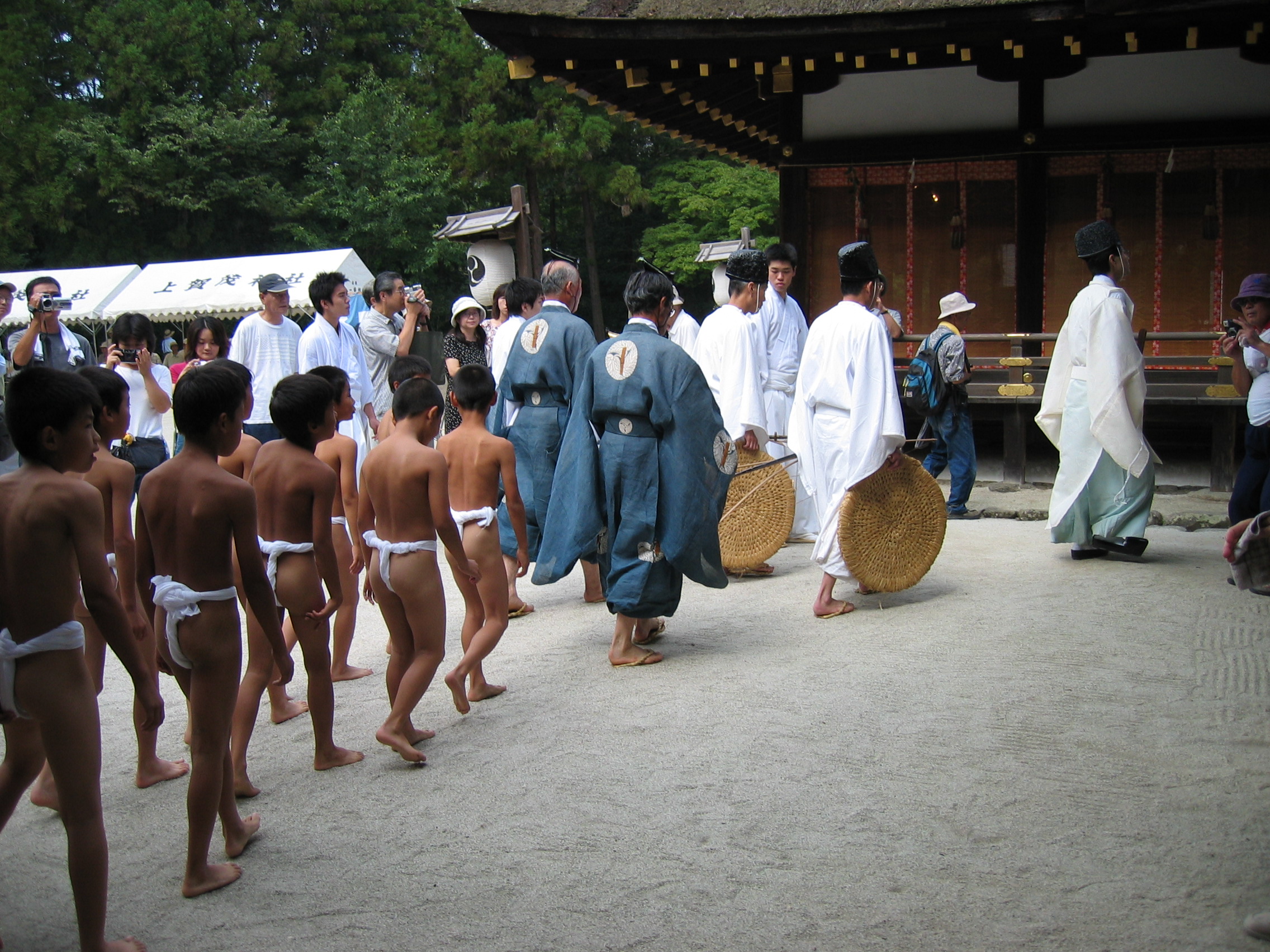  Crow sumo ceremony, Kyoto. 