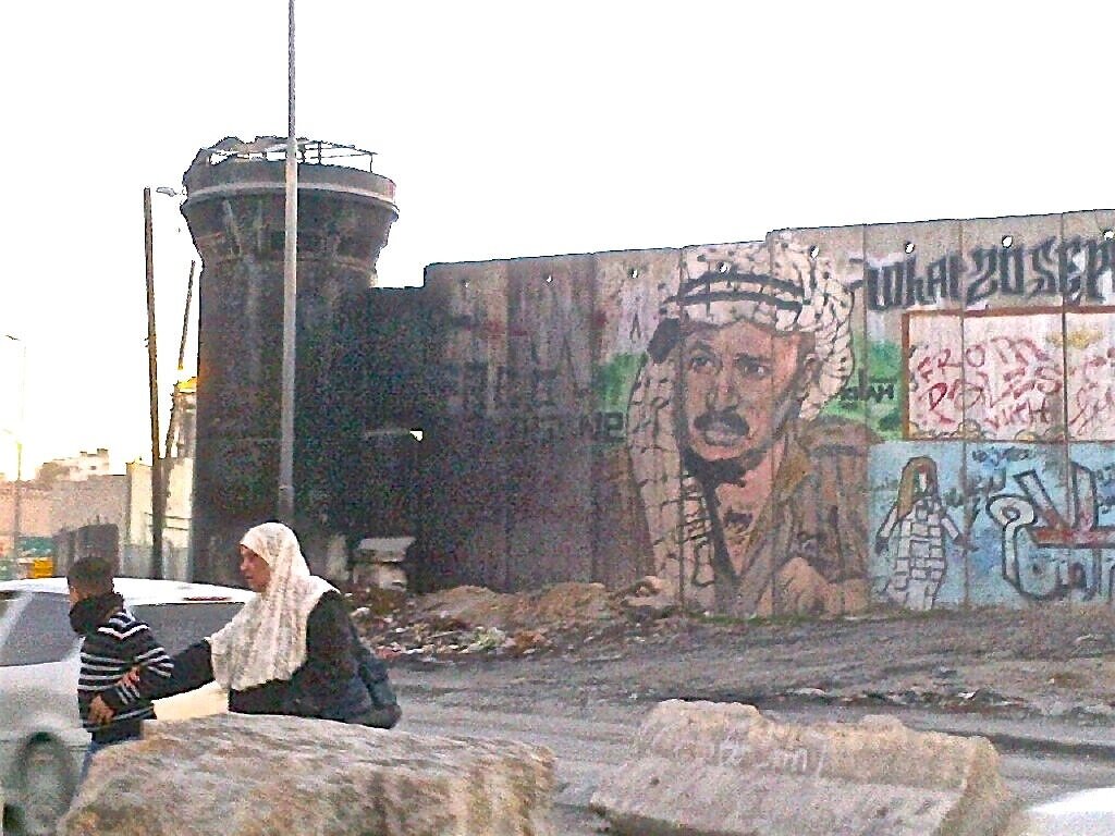  Qalandiya checkpoint, West Bank. 