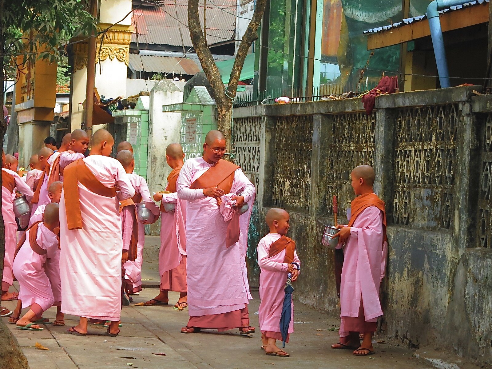  Child nuns of Myanmar. 