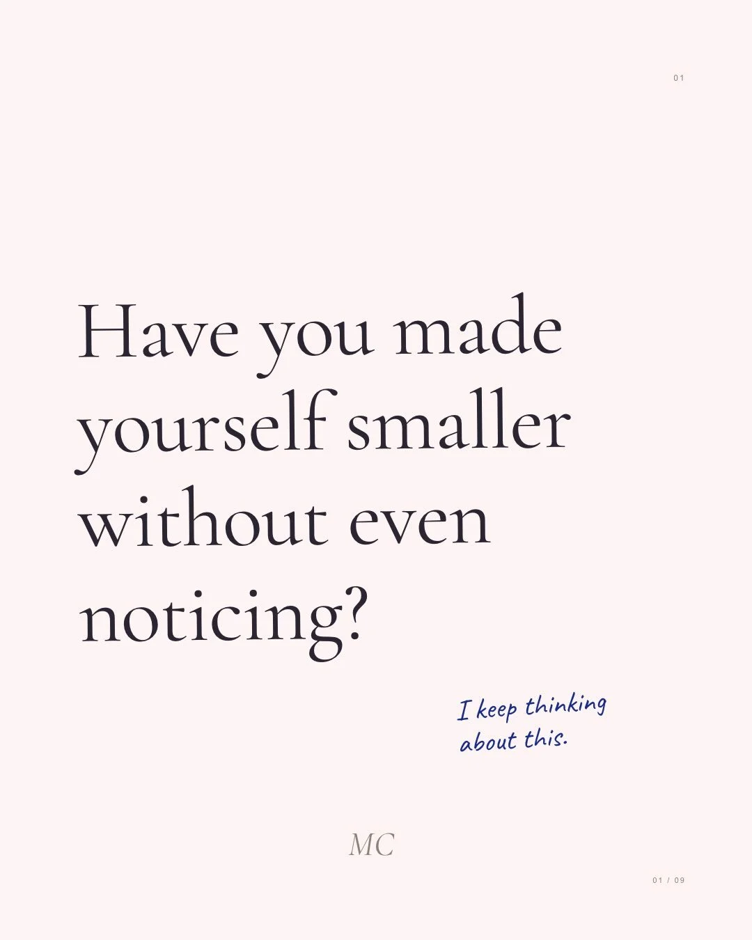 I still write in my diary.

This is a collection of thoughts I want to share, in hopes of finding the other wild ones who tamed themselves along the way&mdash;and are ready to set themselves free.