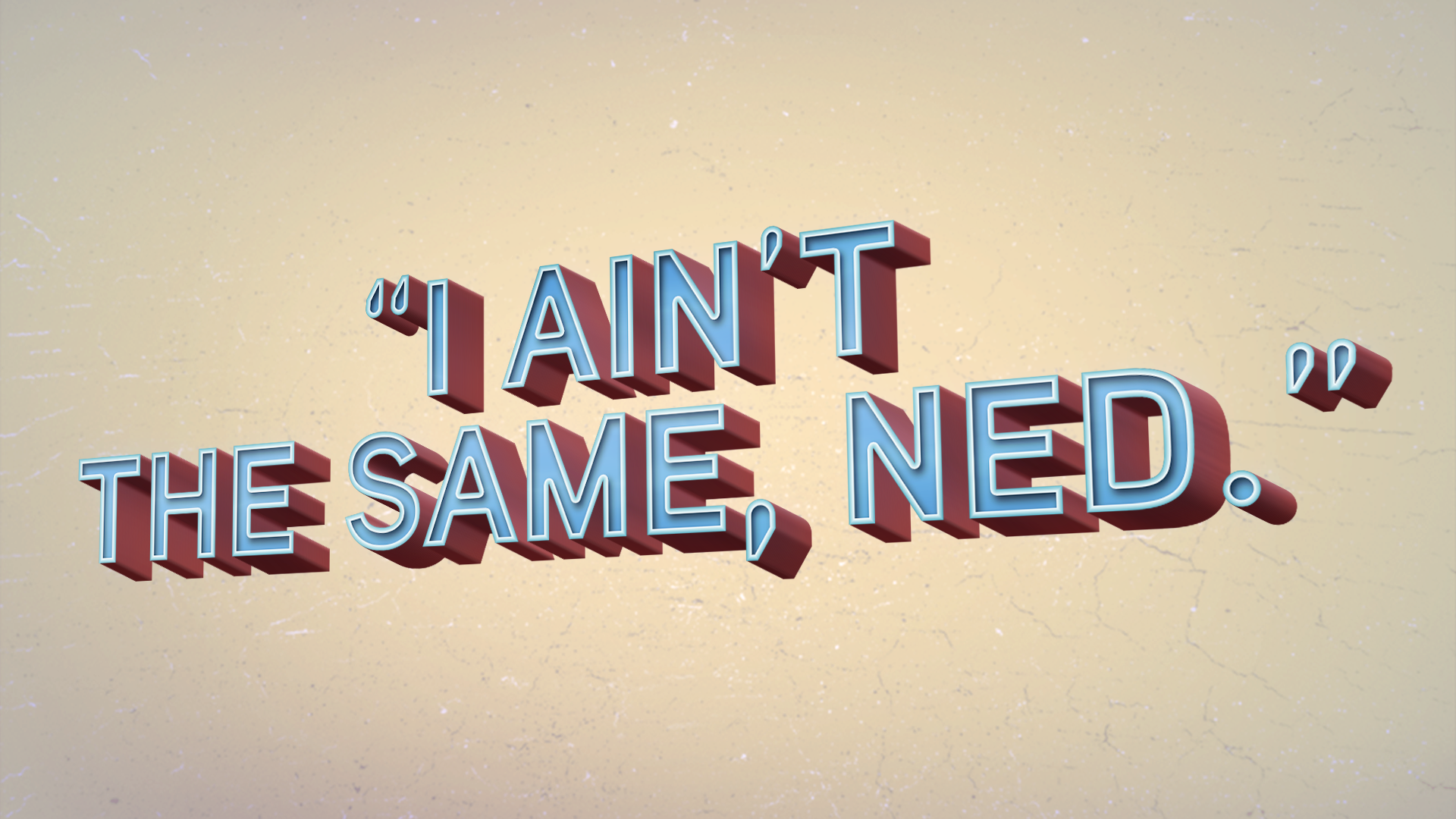  In-promo graphics were designed to have an expanded look and feel, but the new blue figures prominently. Type stays within the package font family specifications. Expanded type treatments relate to subject matter, as per the discretion of art direct