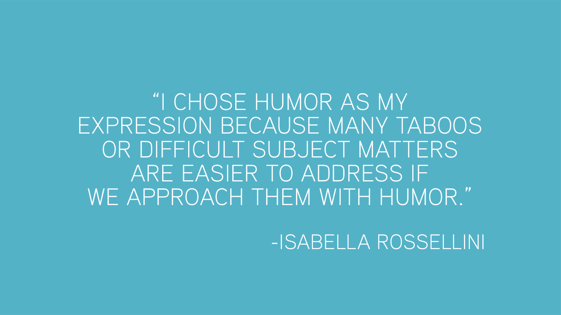  Promos incorporate quotations and other devices rendered in a "brand voice" to communicate that content is curated by people who love film, and care deeply about the artists and projects they choose to put on the air. 