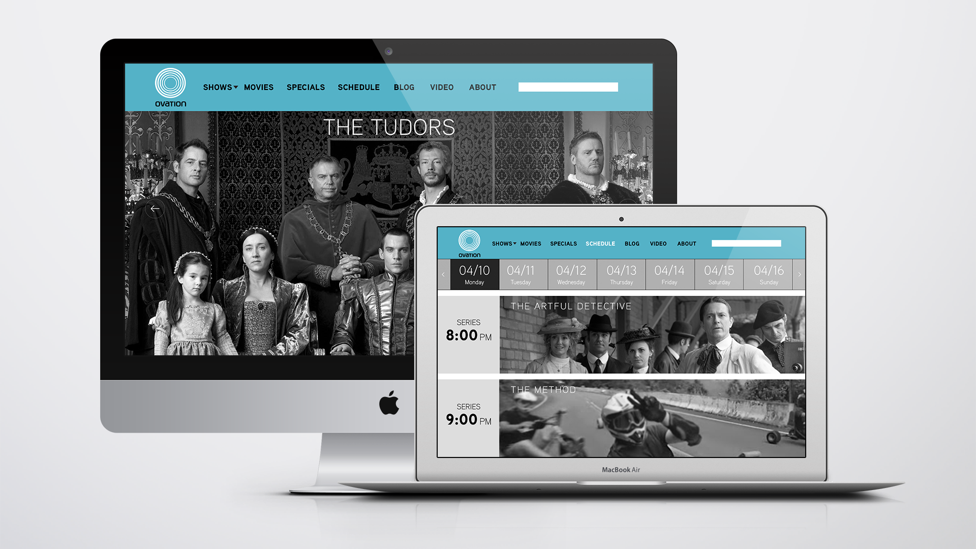  Digital products integrate the On-Air branding strategy, featuring bold graphics, pared down navigation, simplified information architecture, and a cleaned up UI. 