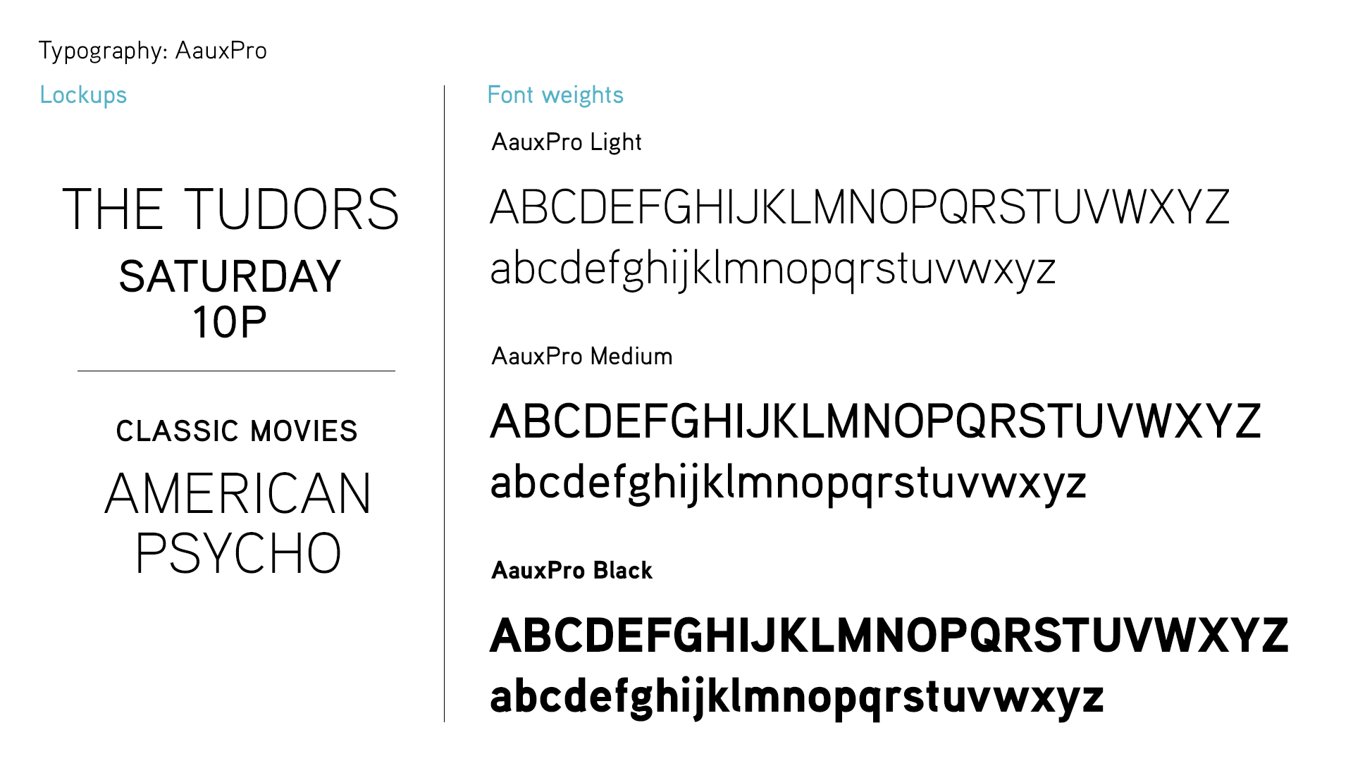  NEW LOOK: Aaux Pro - its variety of weights felt modern and hefty enough to stand up to almost any application. 