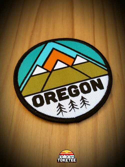 Meownt Hood OregonEmbroidered Patch 