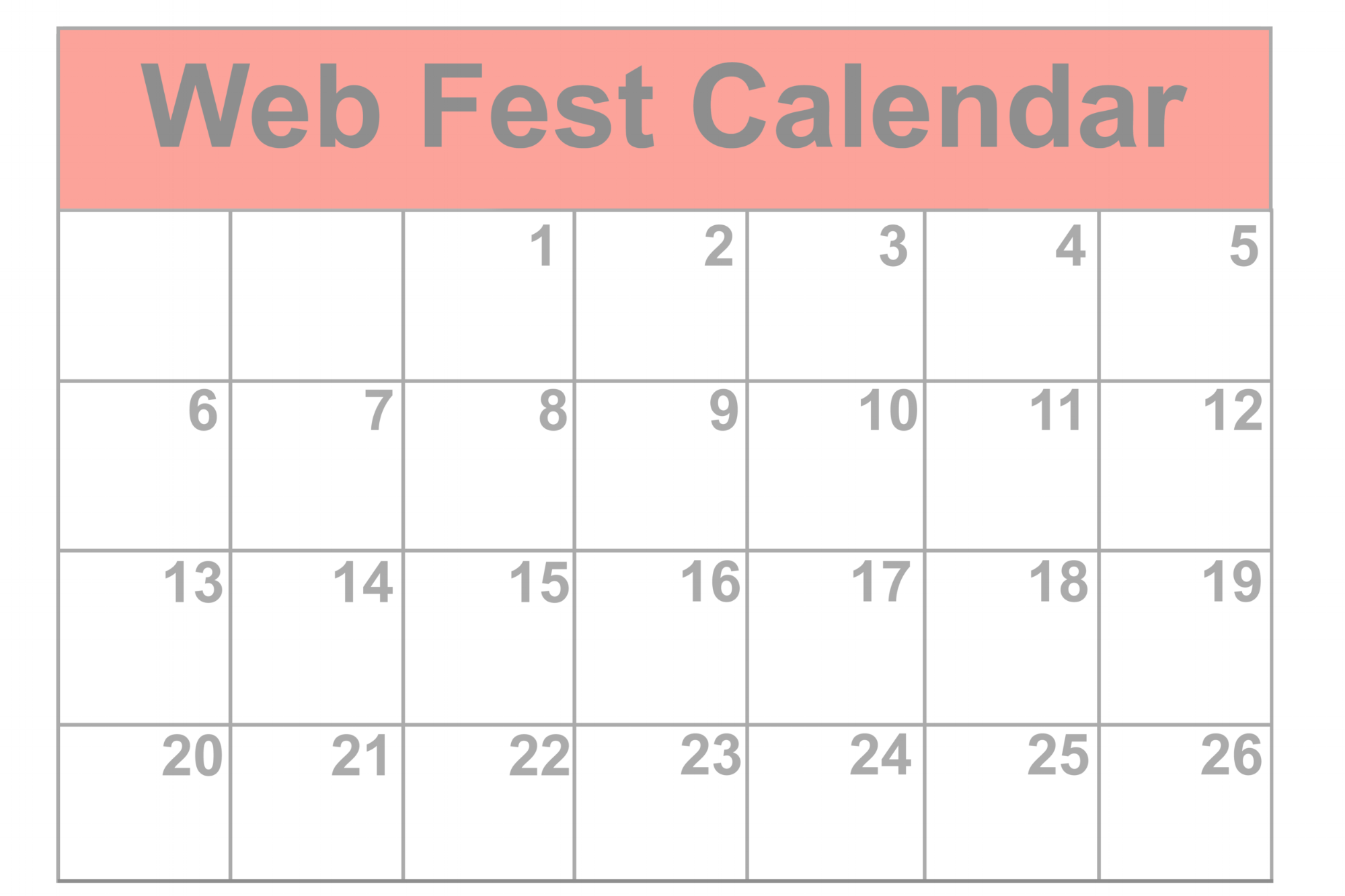 Check out the Web Fest Calendar (Copy)