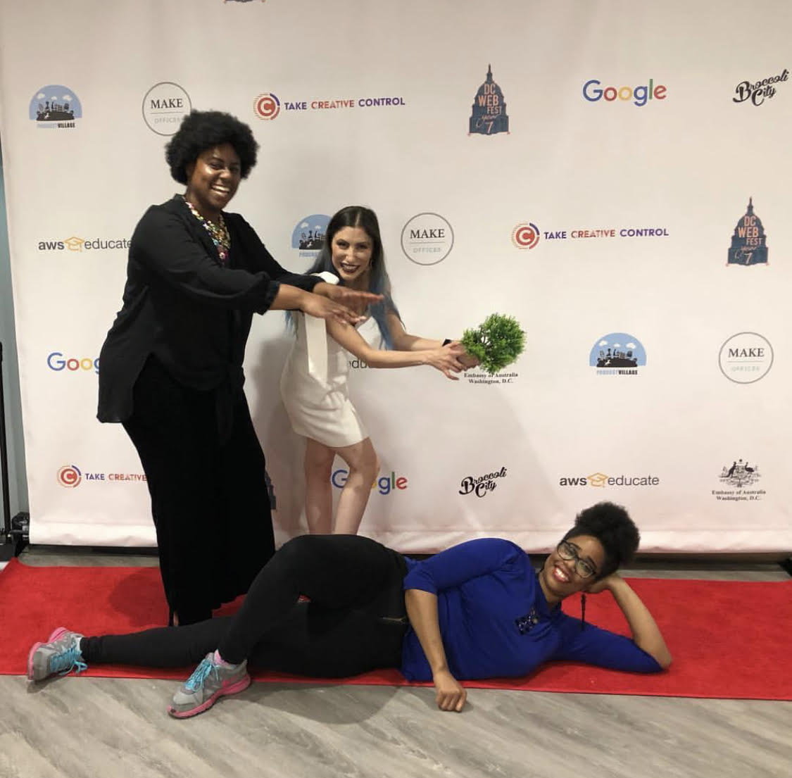  Credit:  @diana_arlana  When&nbsp; @dcwebfest &nbsp;is over, we be like....🏾🤣 I had the BEST time! This has DEFINITELY been my favorite web fest yet. I’ve never worked with a team of so many incredible people. I’m overwhelmed with joy....and adren