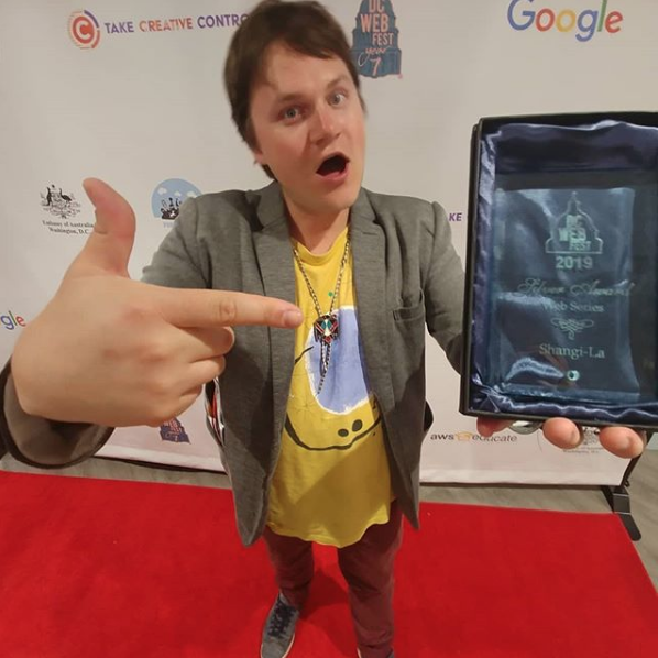 Credit: @drew_rosas What??!! Just won the silver award at DC Webfest for Shangri-LA! Thanks for the honor!
