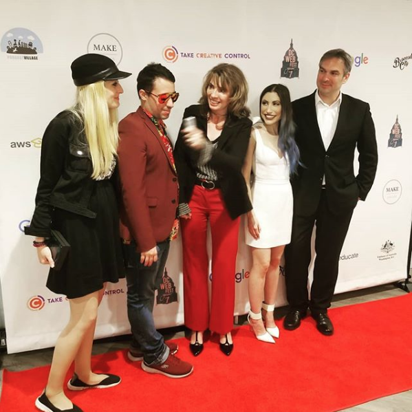  Credit:  @clickonthisshow  The Meeting of the Minds!! Host and&nbsp; @bnmwebfest &nbsp;co-founder&nbsp; @nevakrauss &nbsp;talks with other&nbsp; #webfestival  #founders &nbsp;at the 7th annual&nbsp; @dcwebfest  In this pic- from left to right:&nbsp;