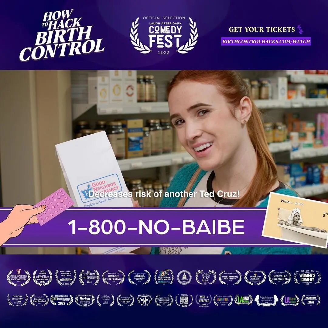 Our Special Jury Award winner How to Hack Birth Control has been selected for @laughafterdarkcomedyfest! Congrats! 🎉

#repost @sassymohen 
 sassymohen

Super stoked to announce that 'How to Hack Birth Control' is an official selection of @laughafter
