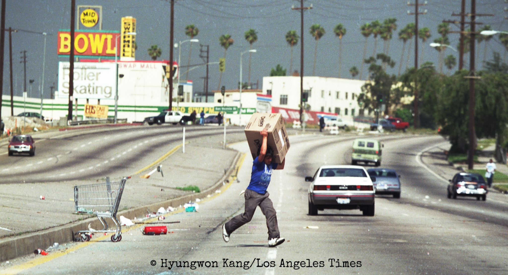 Looting during the L.A. Riots