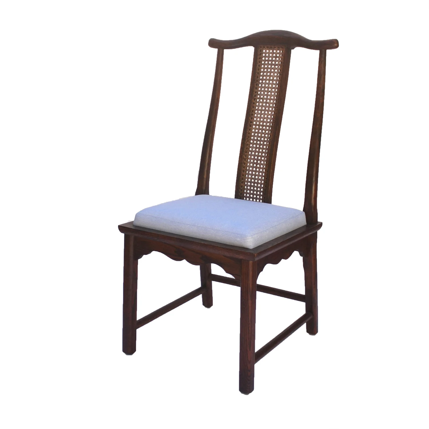 set of 6 vintage asian dining chairs