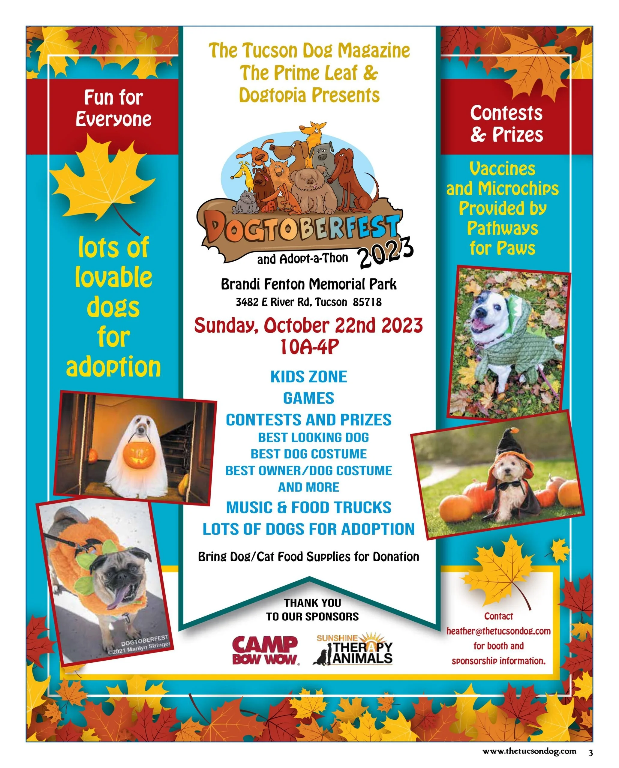 2023 Dogtoberfest adopt-a-thon