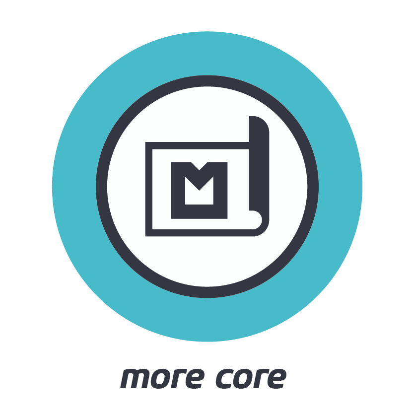 MORE CORE    Our future possibilities depend on our ability to shape a strong core for ourselves.