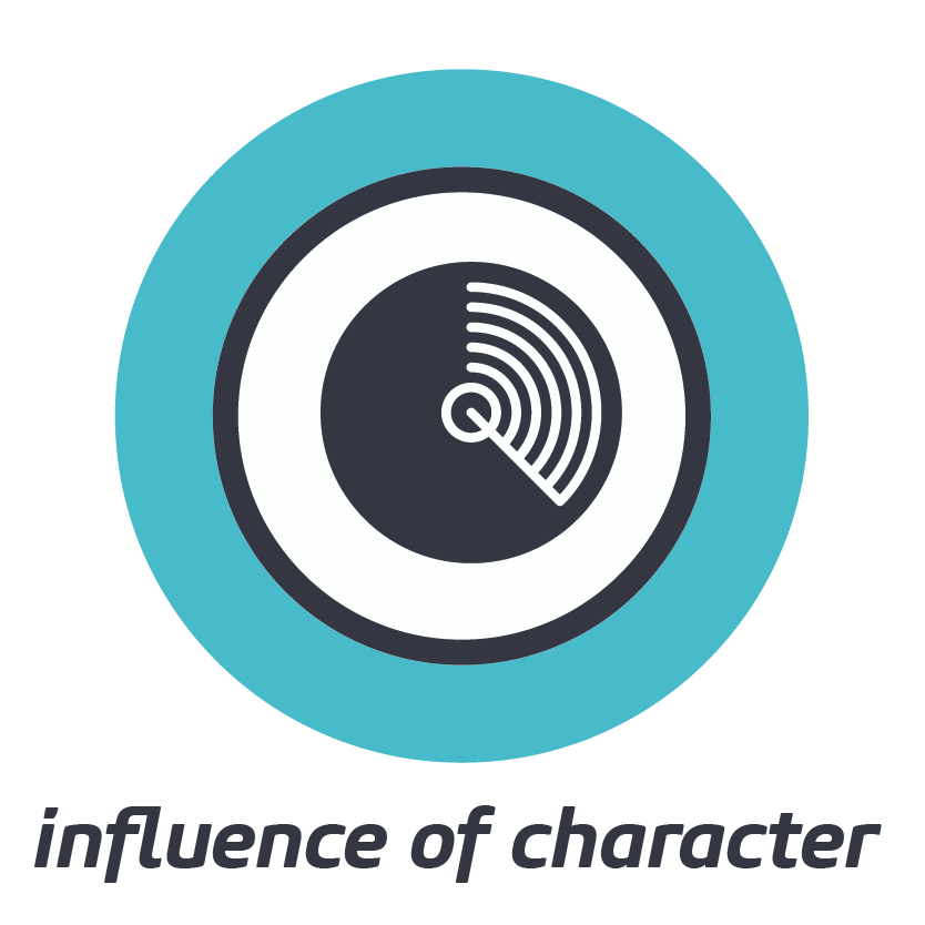 INFLUENCE OF CHARACTER    Our behaviour impacts on those around us, the recurring patterns reflecting our character.&nbsp;