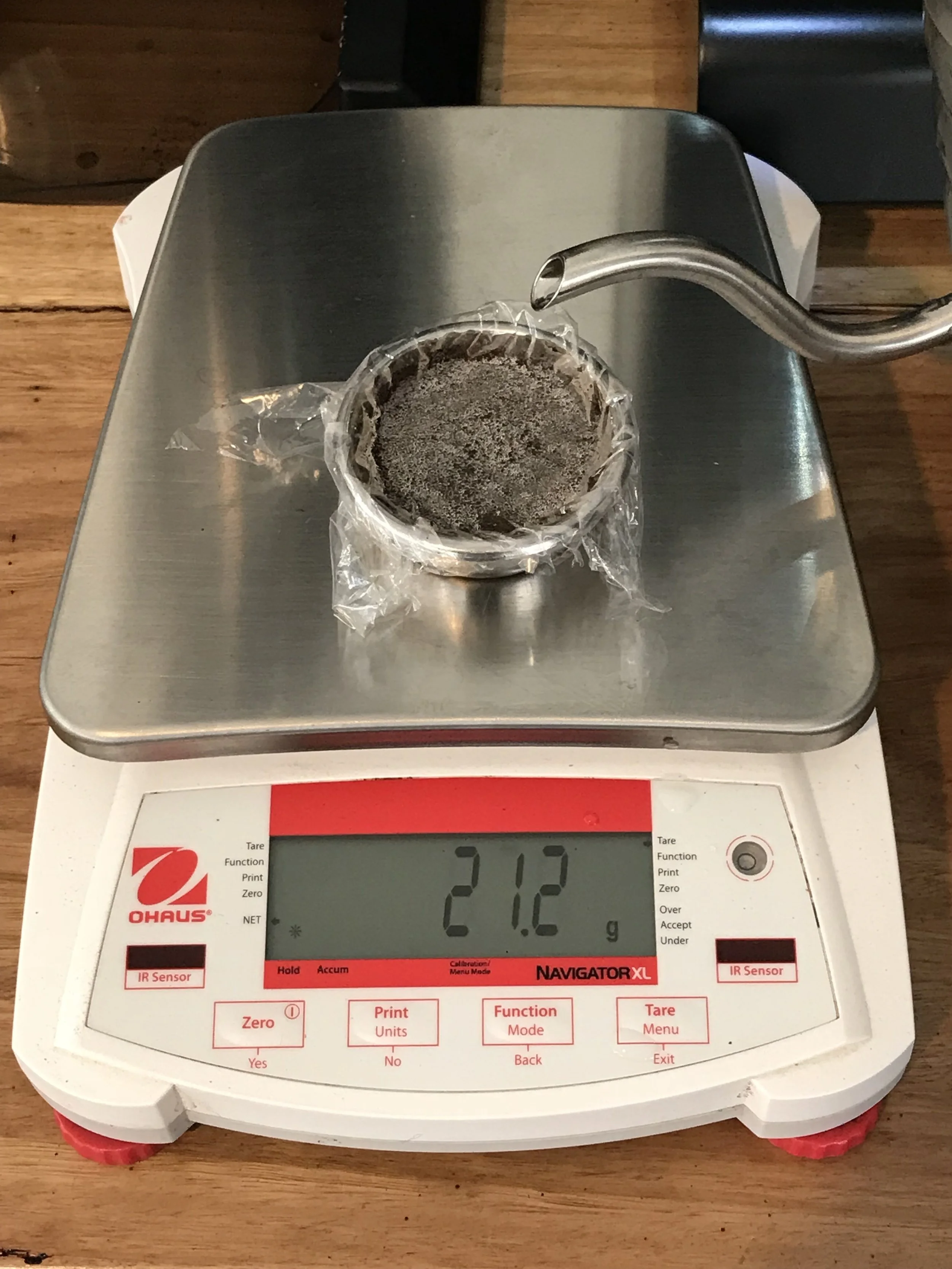 Step 5. Measuring Head Space Volume.