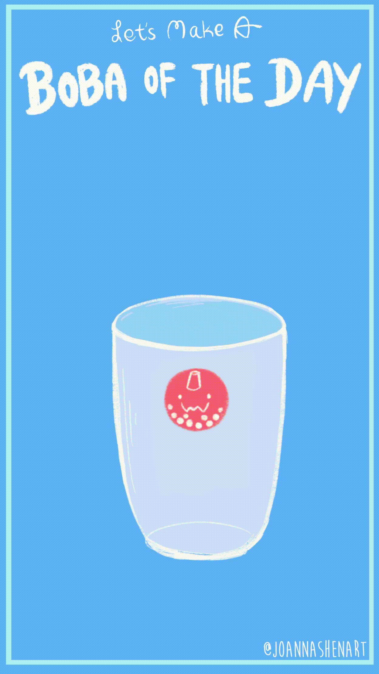 A Boba Cafe - Animation using Procreate