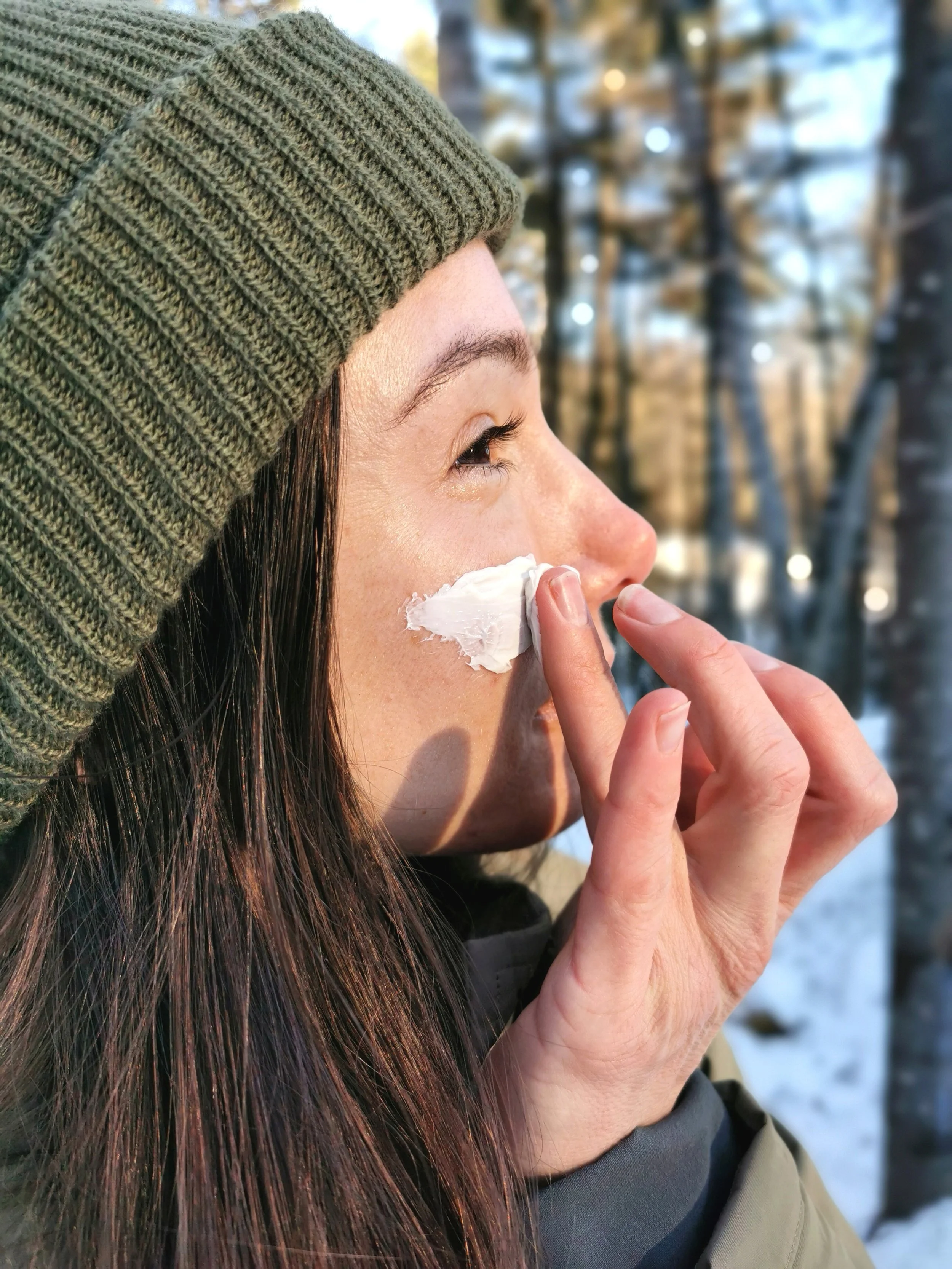 LES TEMPS FROIDS ET LA PEAU DE MON VISAGE... AH NON!