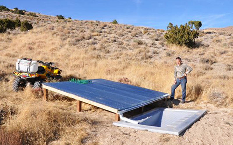 Full Ramp Guzzler with Collection Roof