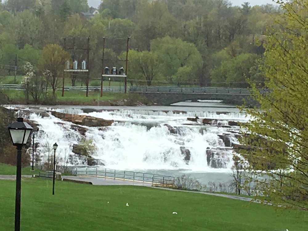  Waterfall on the La Chute River Close-up ©2017 David R. George III 