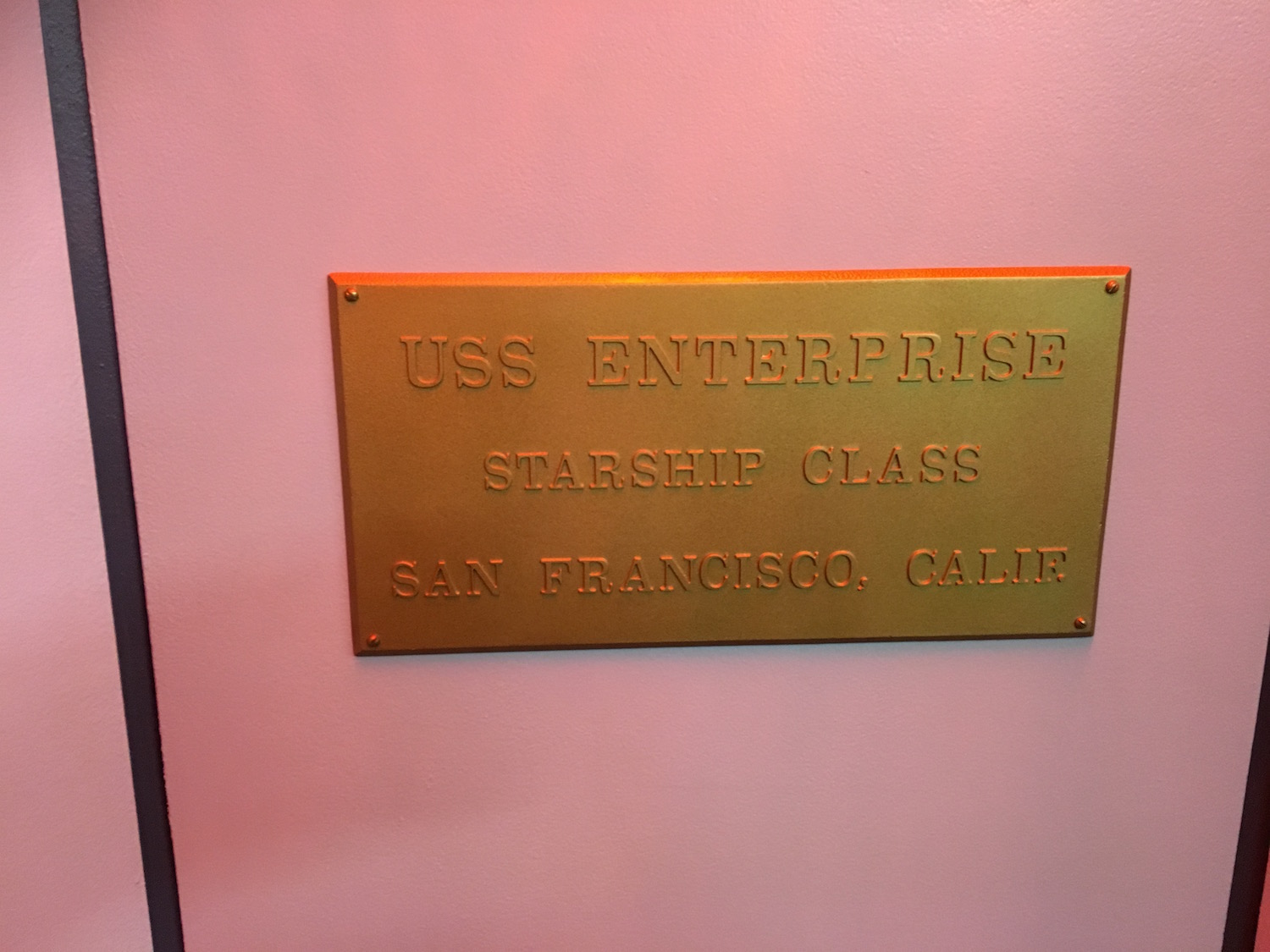 Starship Dedication Plaque ©2017 David R. George III