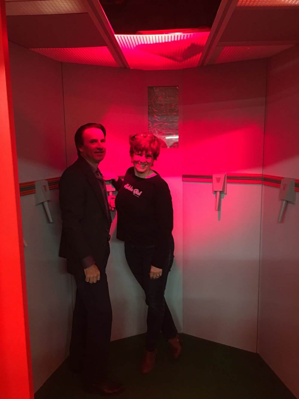  DRG III and Karen Ragan-George in the Turbolift ©2017 Karen Ragan-George 