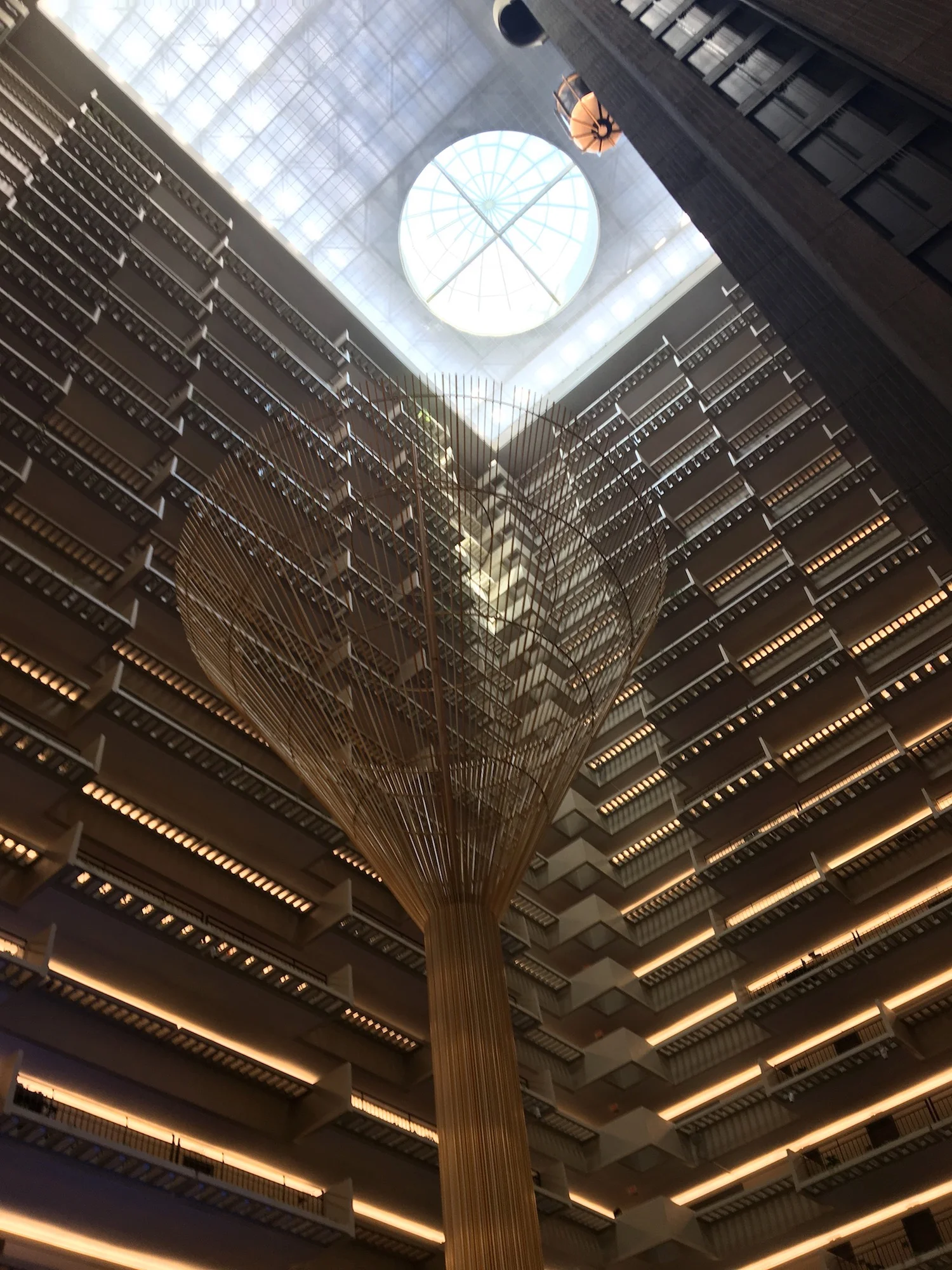 Inside the ultramodern Hyatt Regency Atlanta