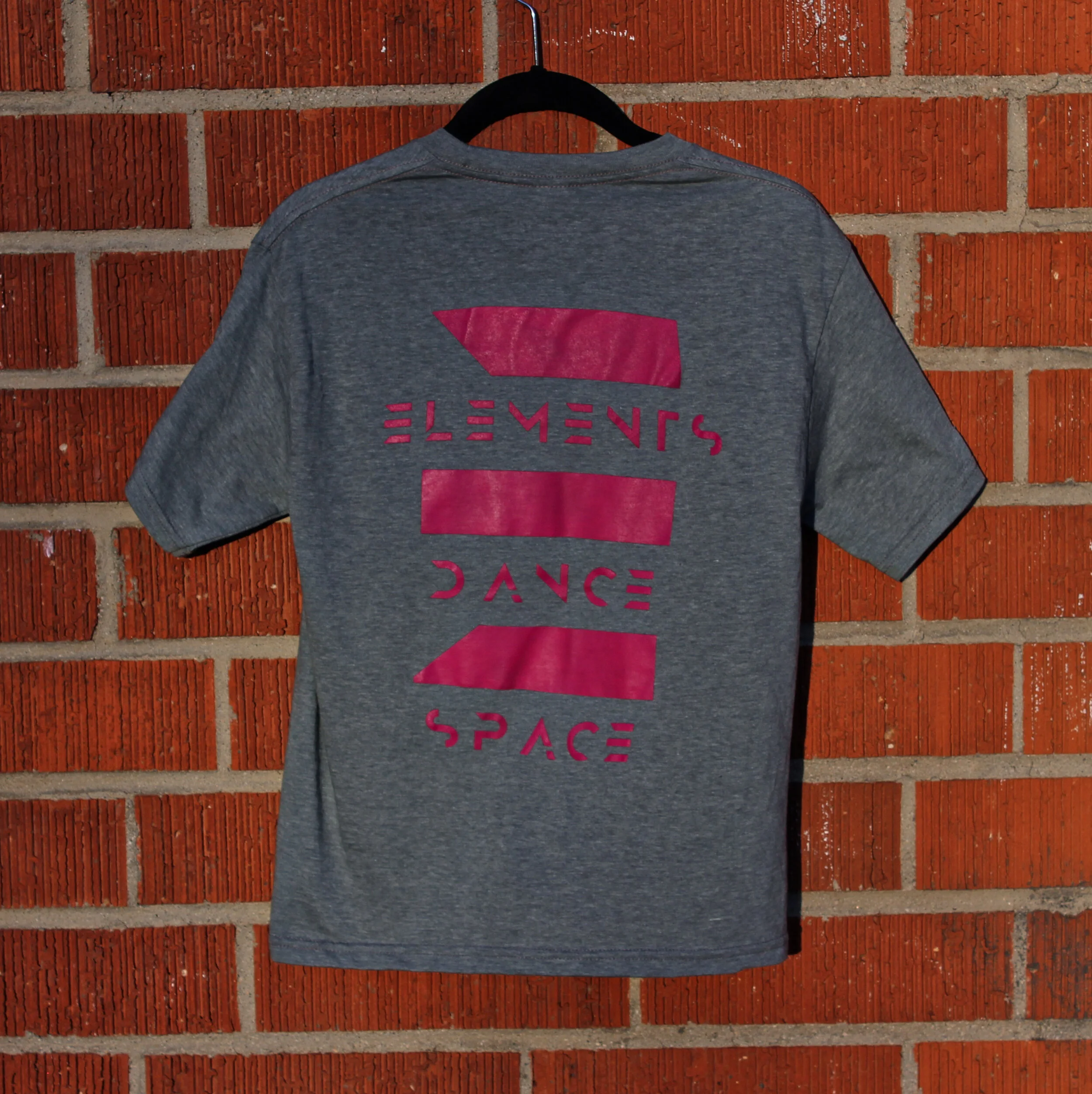 Youth light grey t-shirt with EDS logo (back)