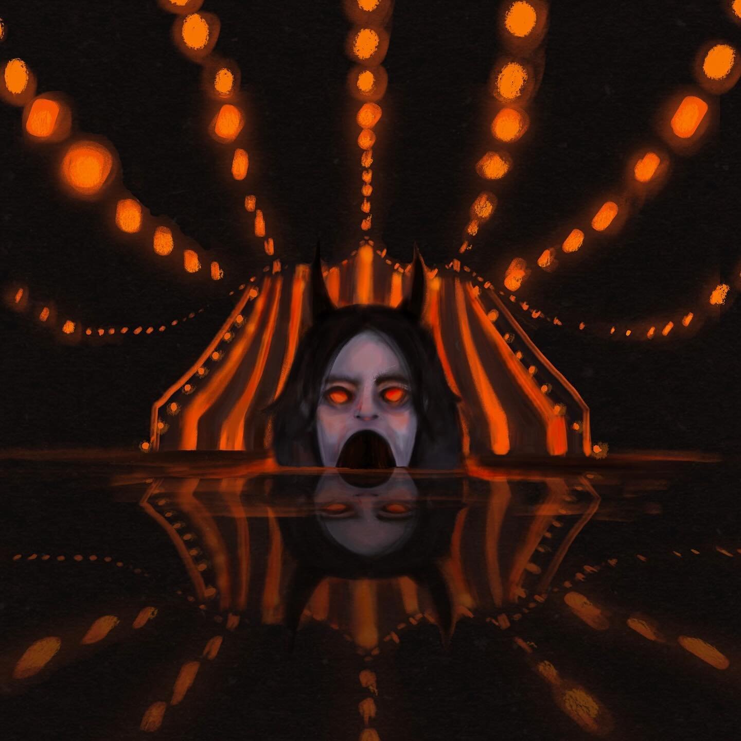 beware the autumn people. 

#spooky #raybradbury #carnival #illustration #horrorart #dark #darkart #empty