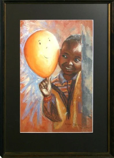 "Denis" Chalk Pastel 
