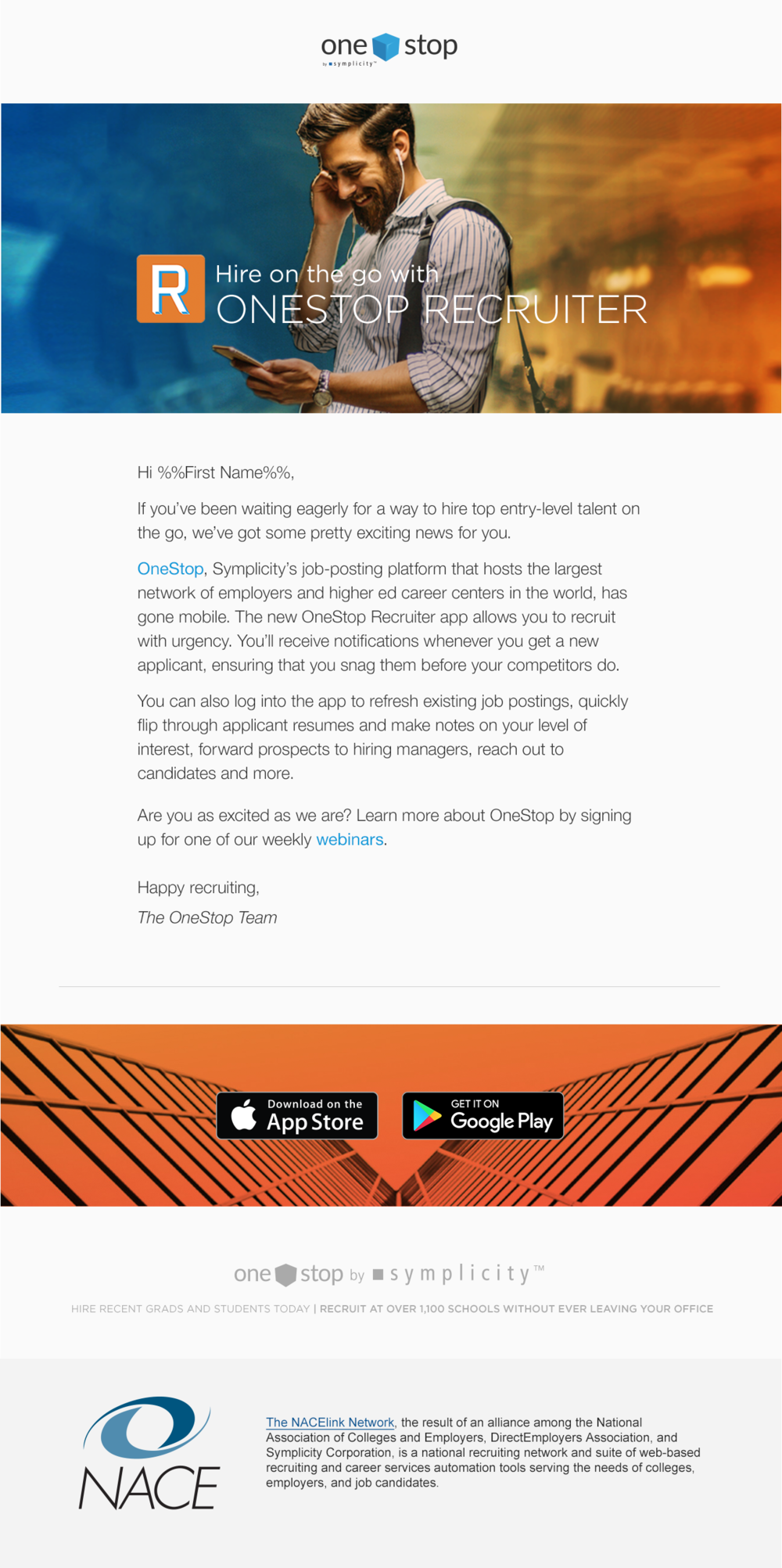 recruiter app campaign — megan mb gilmore