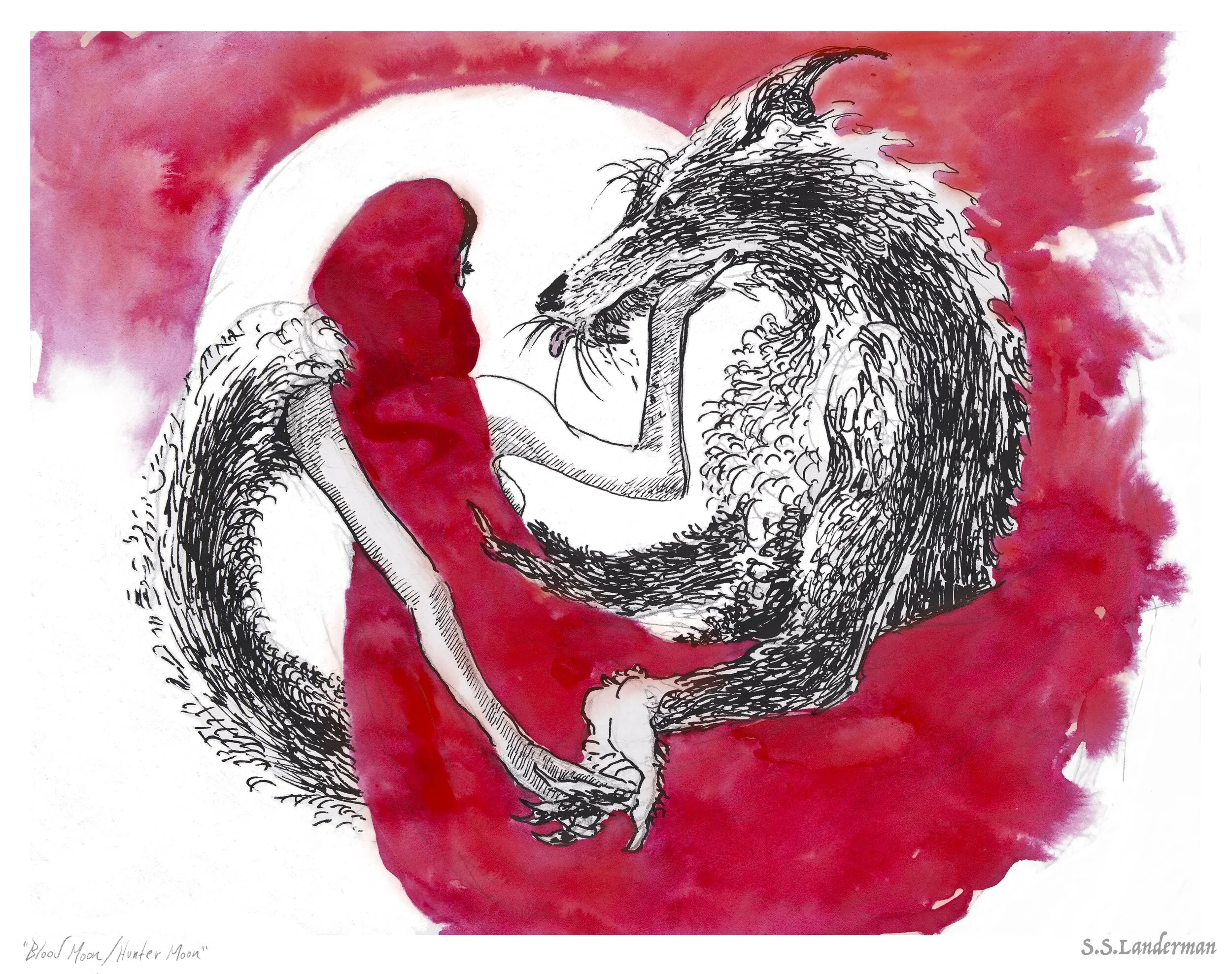 Blood Moon/ Hunter Moon {2 Sizes}
