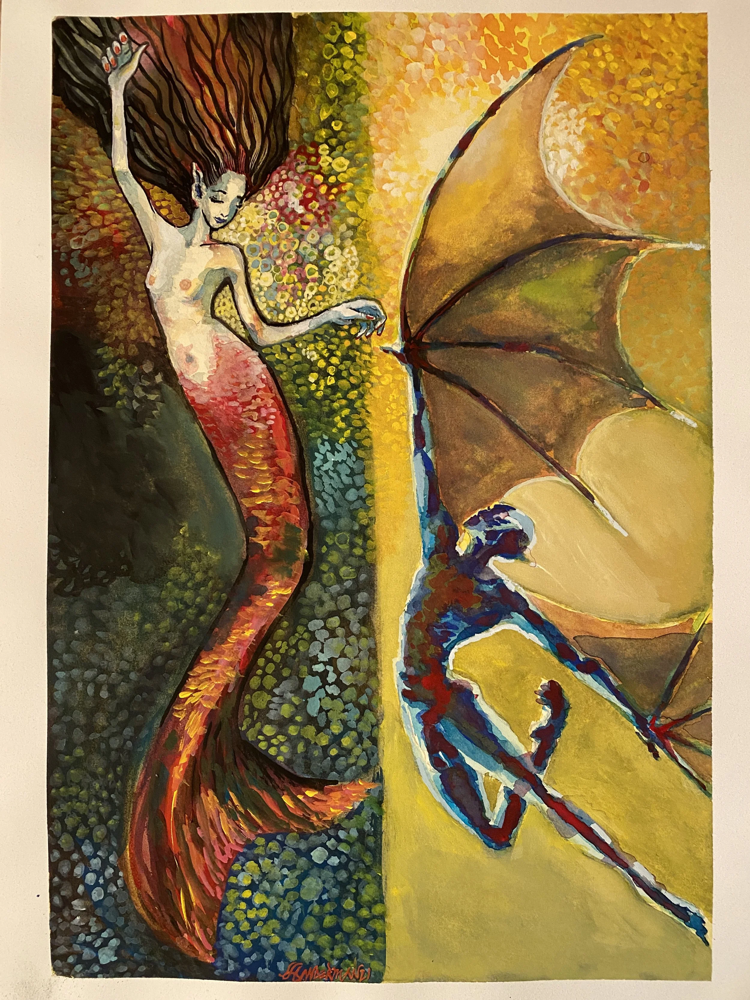 Chasm" ORIGINAL 14"x20"