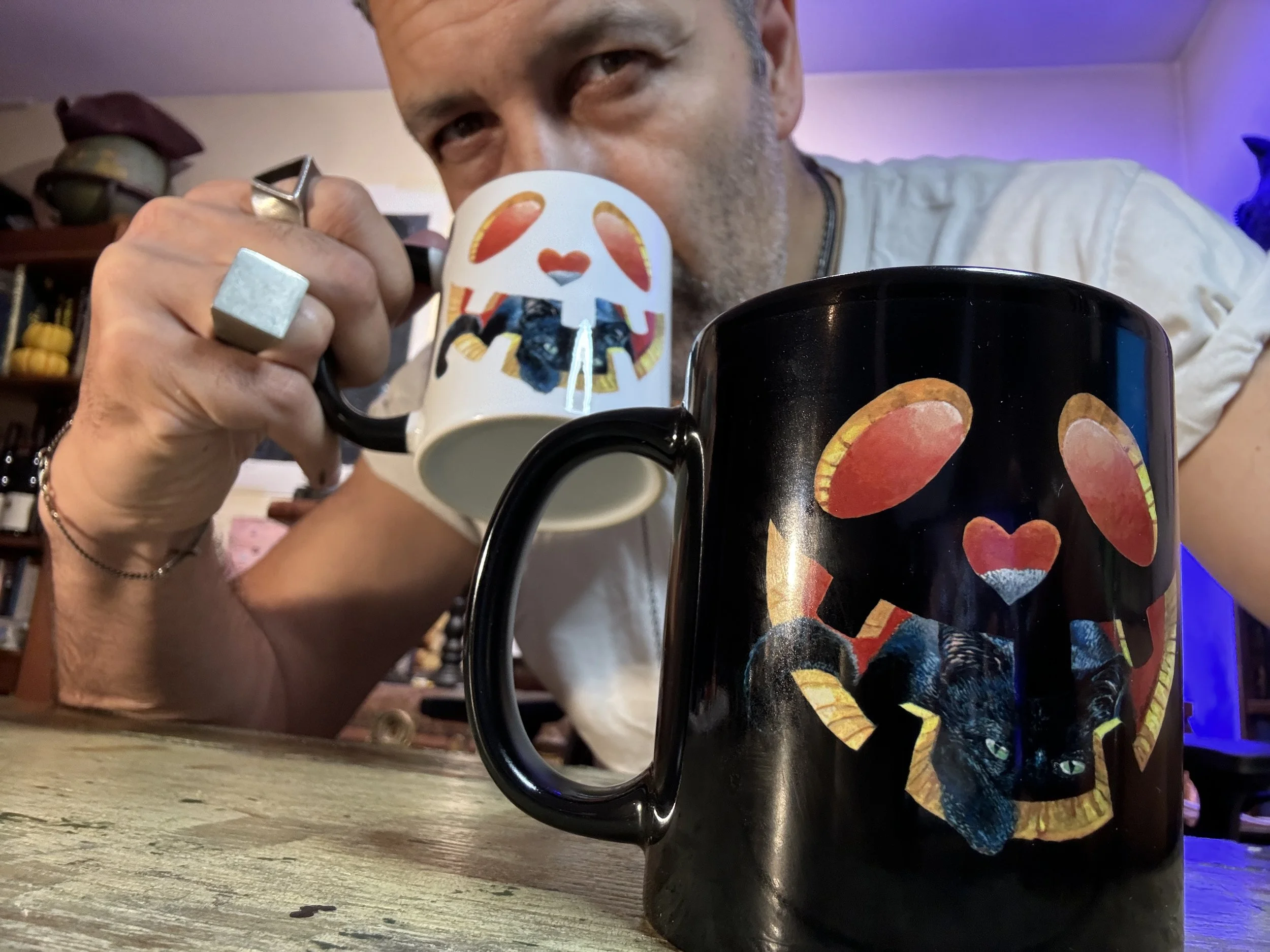 Drinking out of Catolanterns.JPG