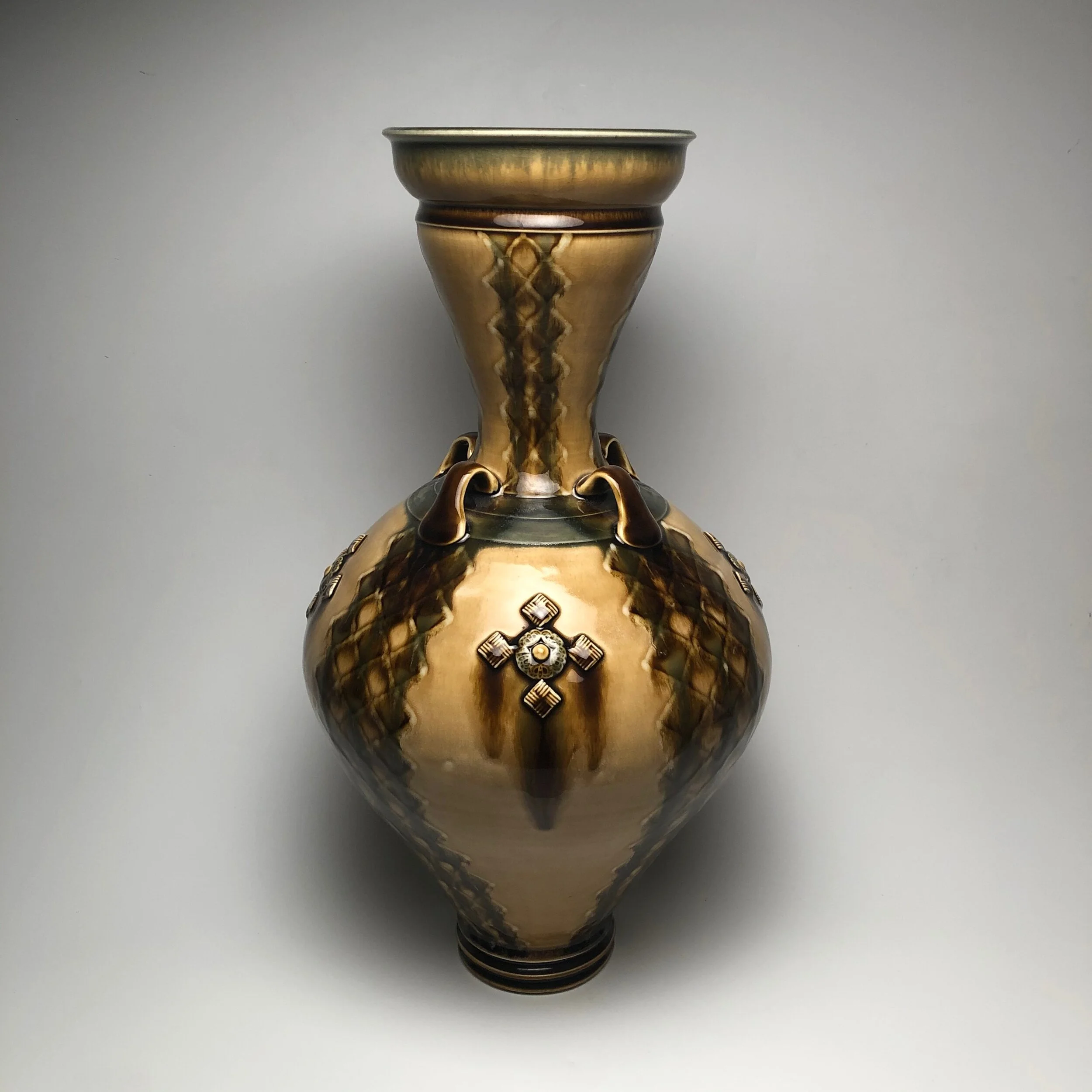 Large Sprig Vase (Honey/Amber)