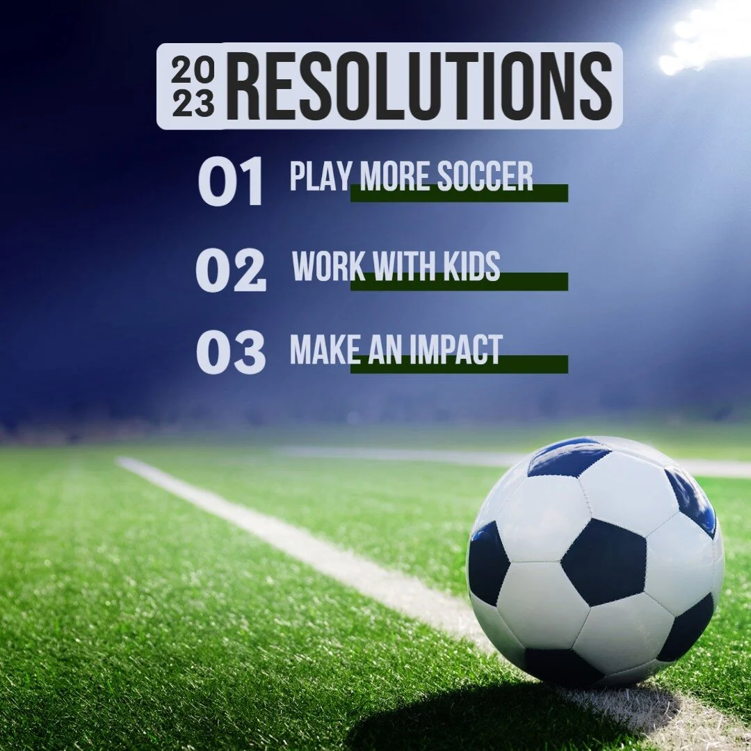 We can help you with those resolutions. NOW HIRING Coaches for Soccer For Success, spring season!  Reach out for more info