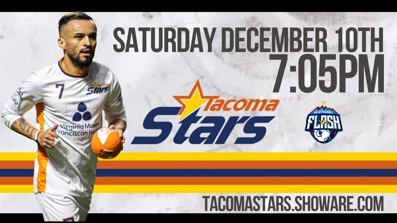 The Tacoma Stars will be welcoming our Soccer for Success families at their first home game of the season this Saturday, December 10! Will you be there? Get tickets now at https://tacomastars.showare.com/ !